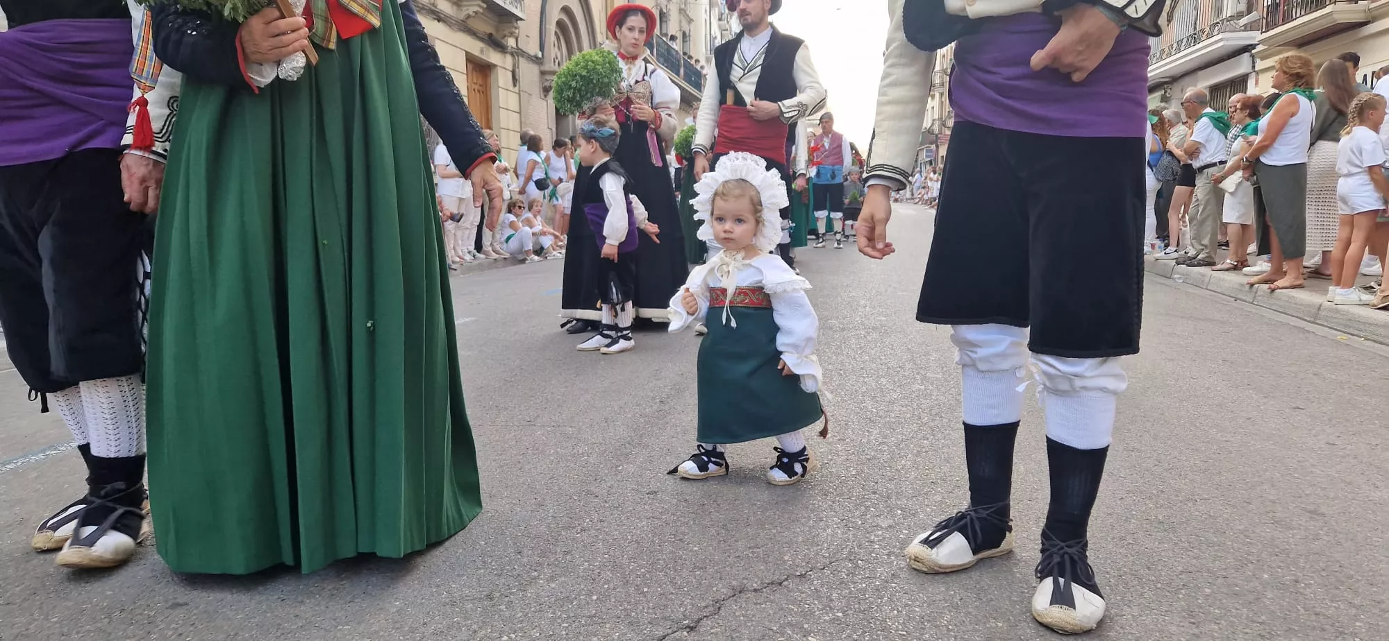 Ofrenda de Flores y Frutos a San Lorenzo. Foto Myriam Martínez