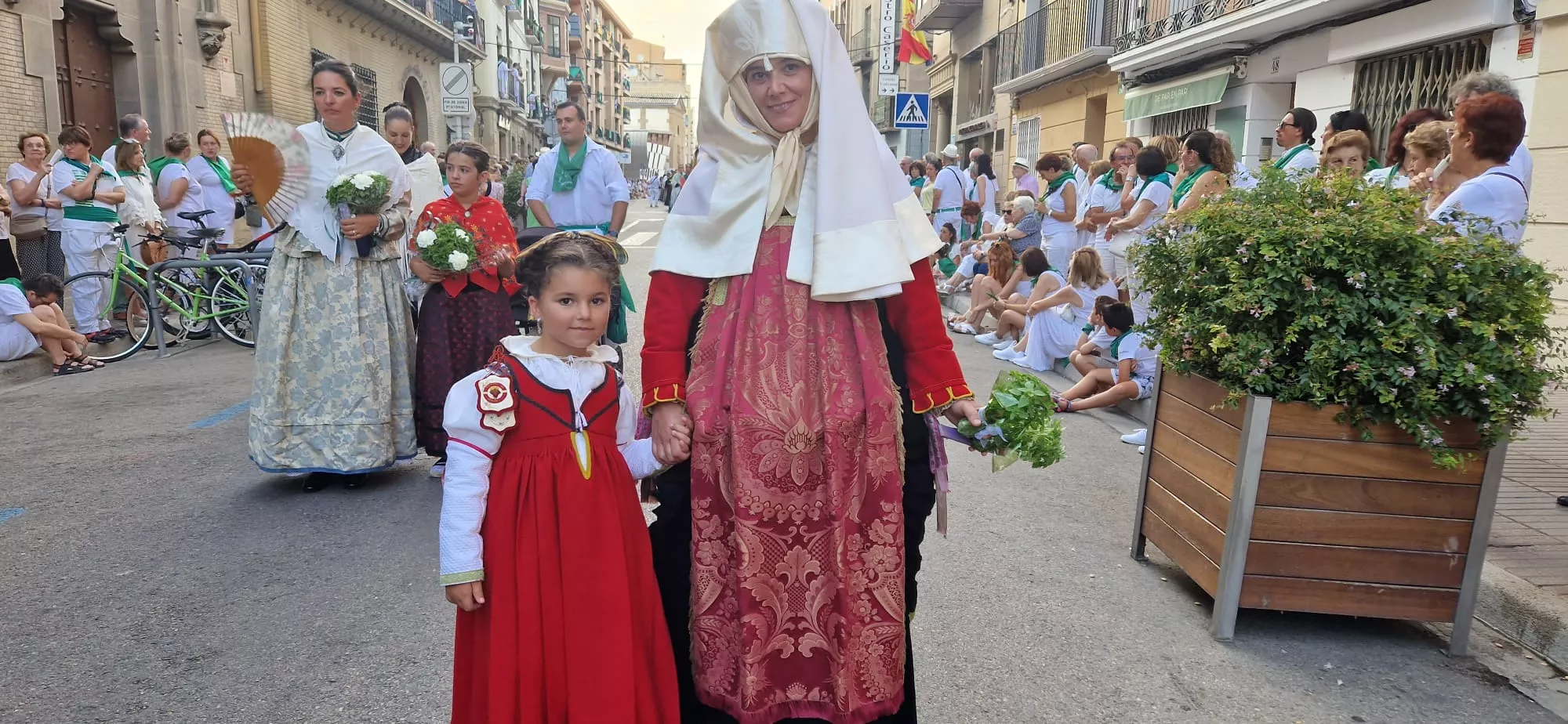 Ofrenda de Flores y Frutos a San Lorenzo. Foto Myriam Martínez