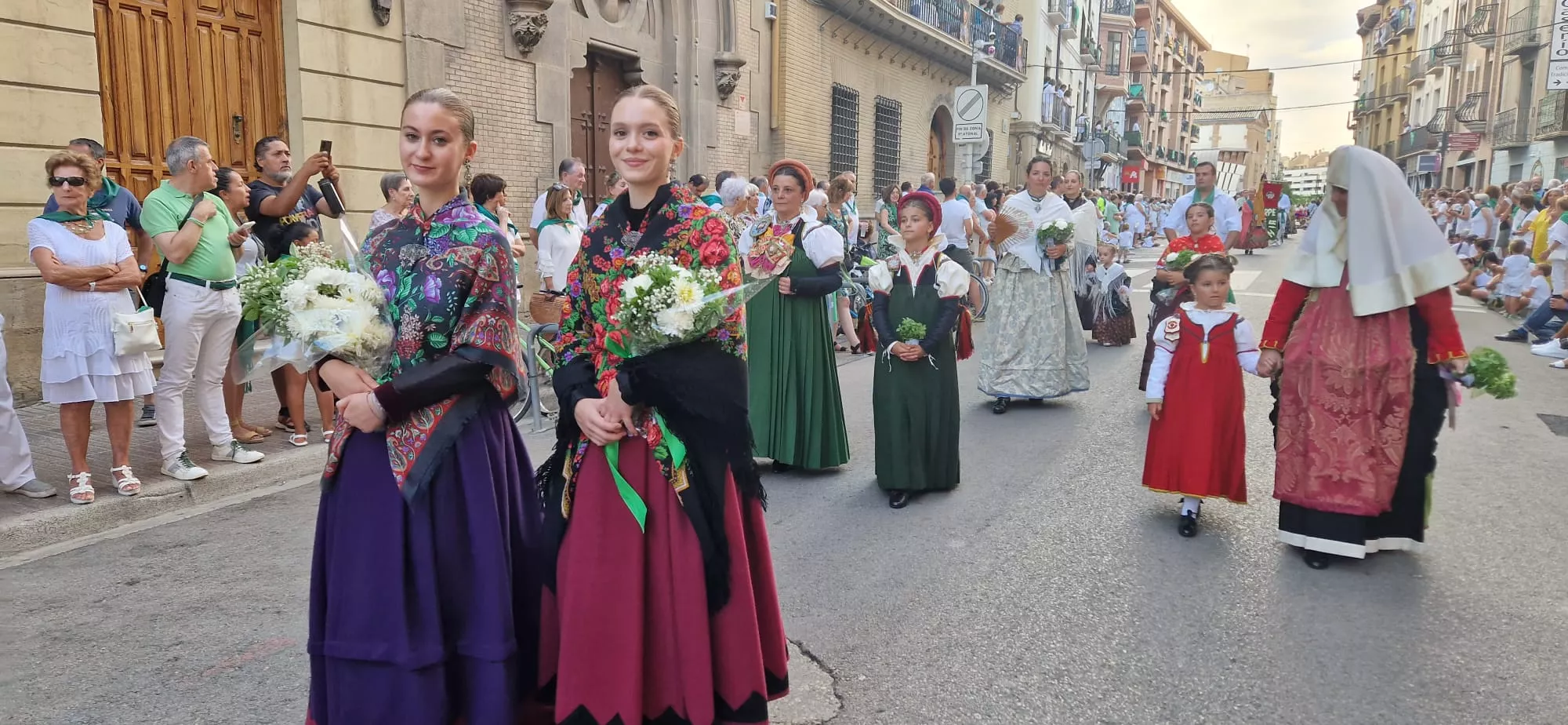 Ofrenda de Flores y Frutos a San Lorenzo. Foto Myriam Martínez
