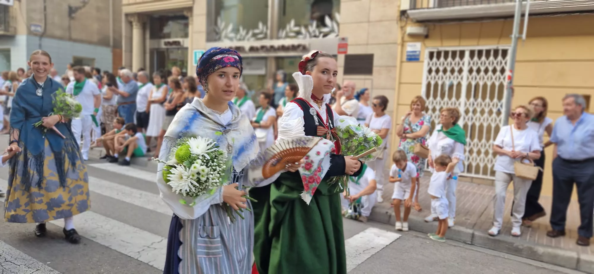 Ofrenda de Flores y Frutos a San Lorenzo. Foto Myriam Martínez