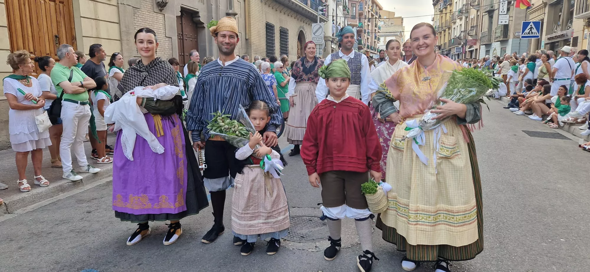 Ofrenda de Flores y Frutos a San Lorenzo. Foto Myriam Martínez