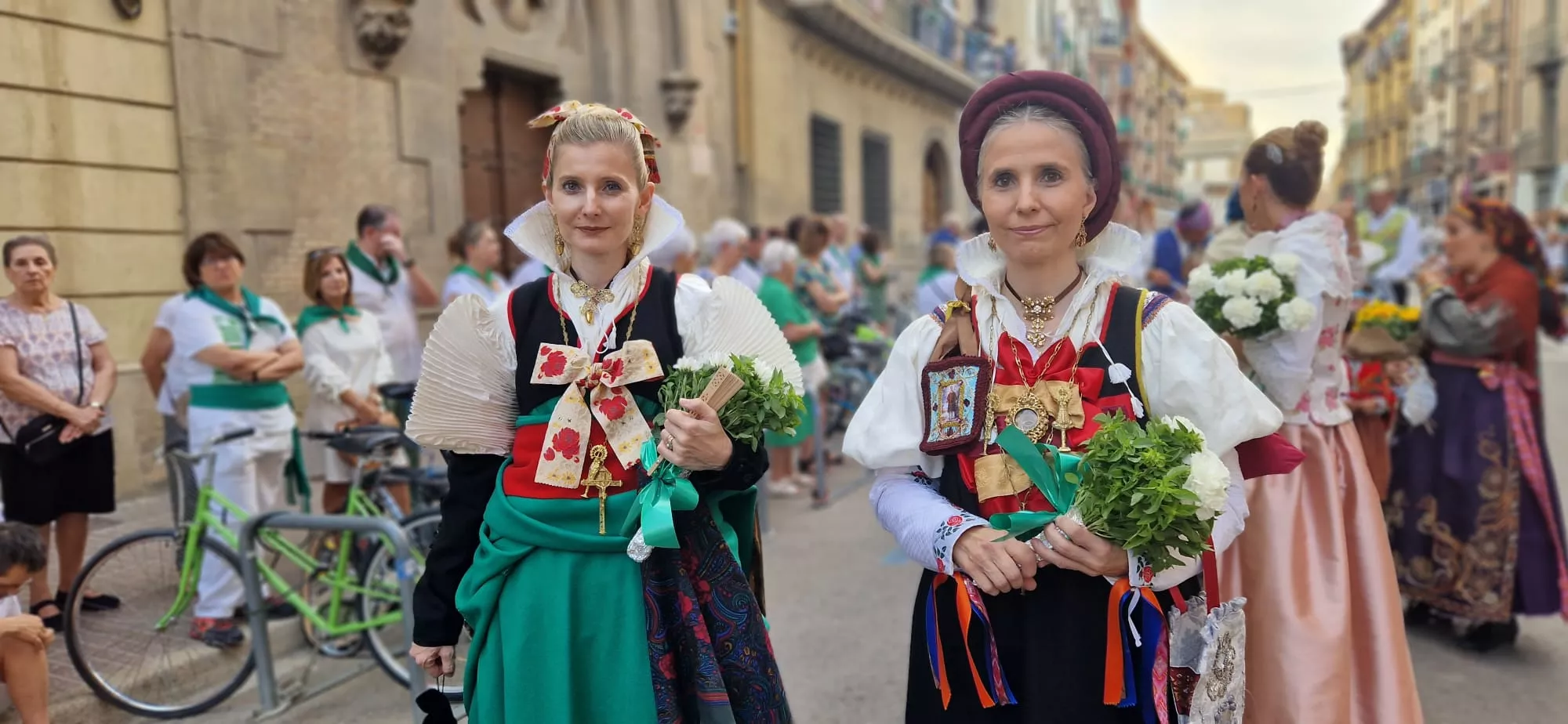Ofrenda de Flores y Frutos a San Lorenzo. Foto Myriam Martínez