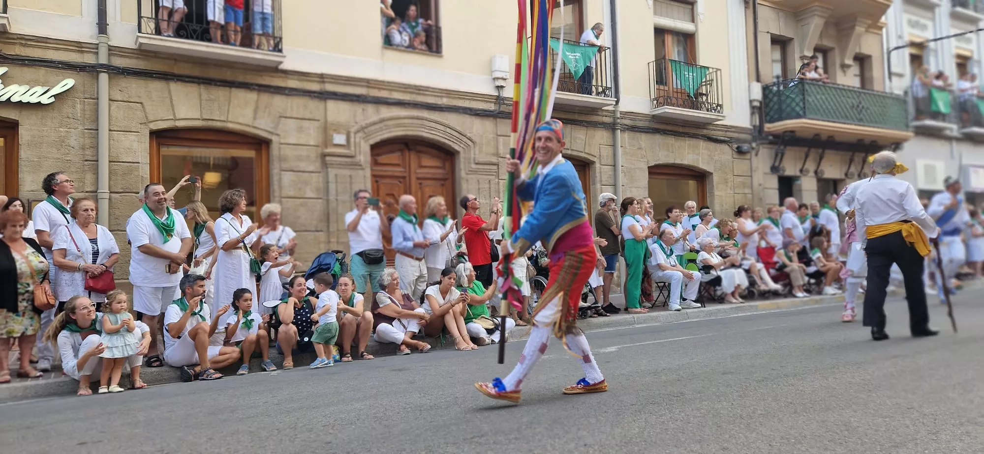 Ofrenda de Flores y Frutos a San Lorenzo. Foto Myriam Martínez