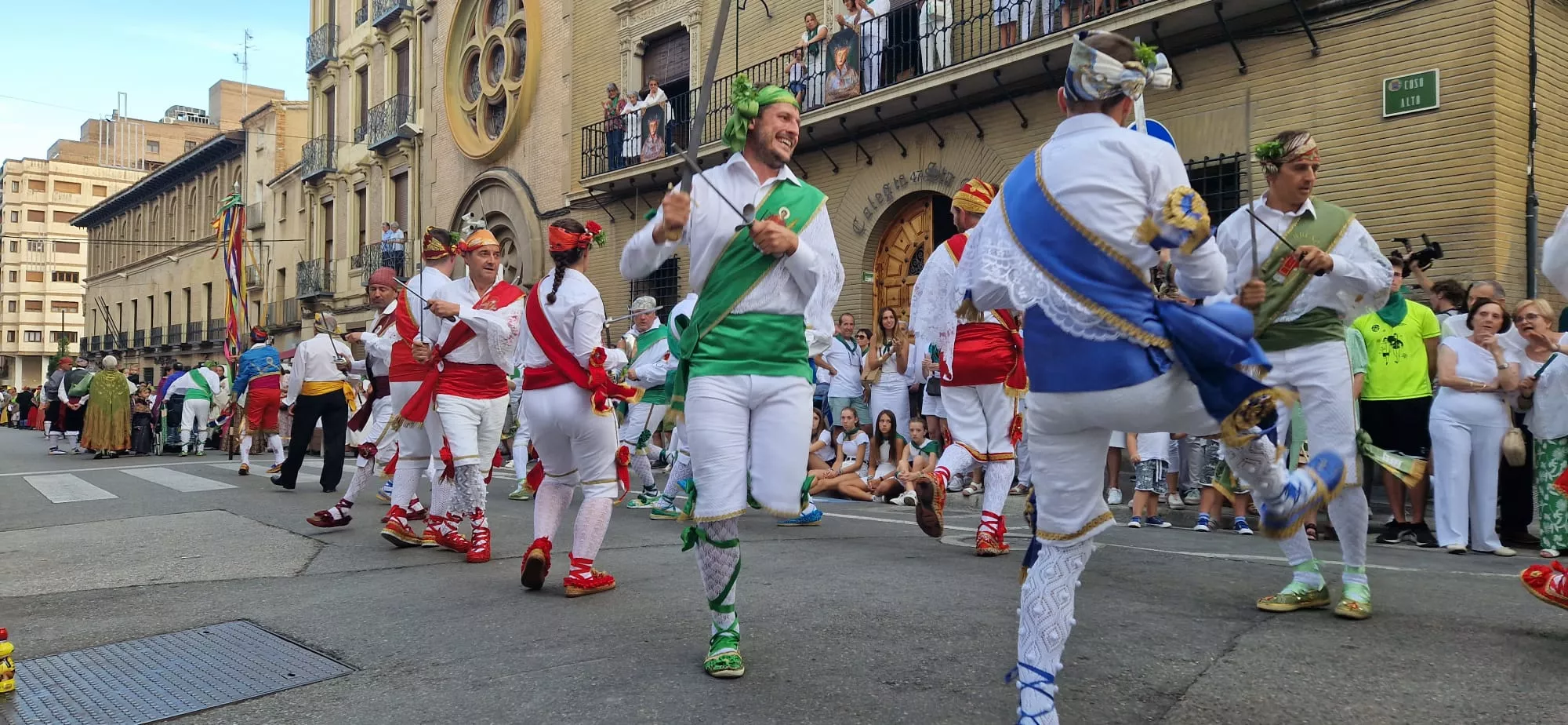 Ofrenda de Flores y Frutos a San Lorenzo. Foto Myriam Martínez