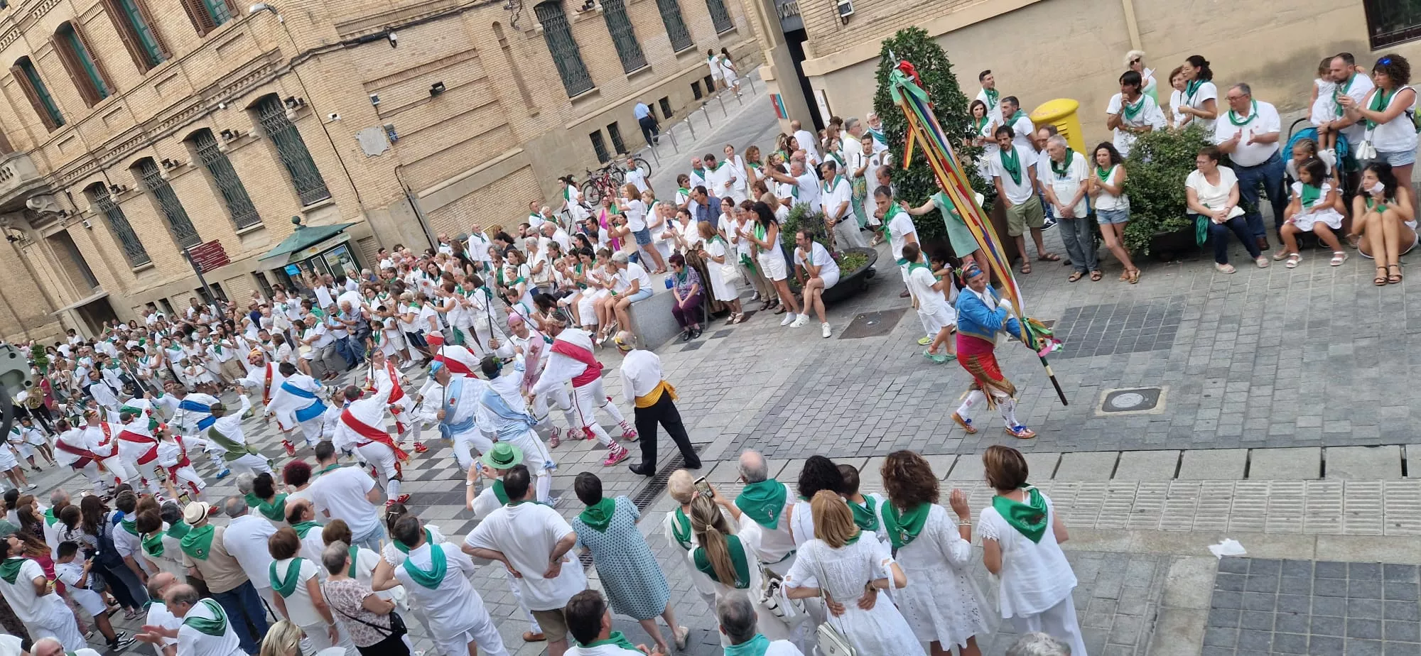Ofrenda de Flores y Frutos a San Lorenzo. Foto Myriam Martínez