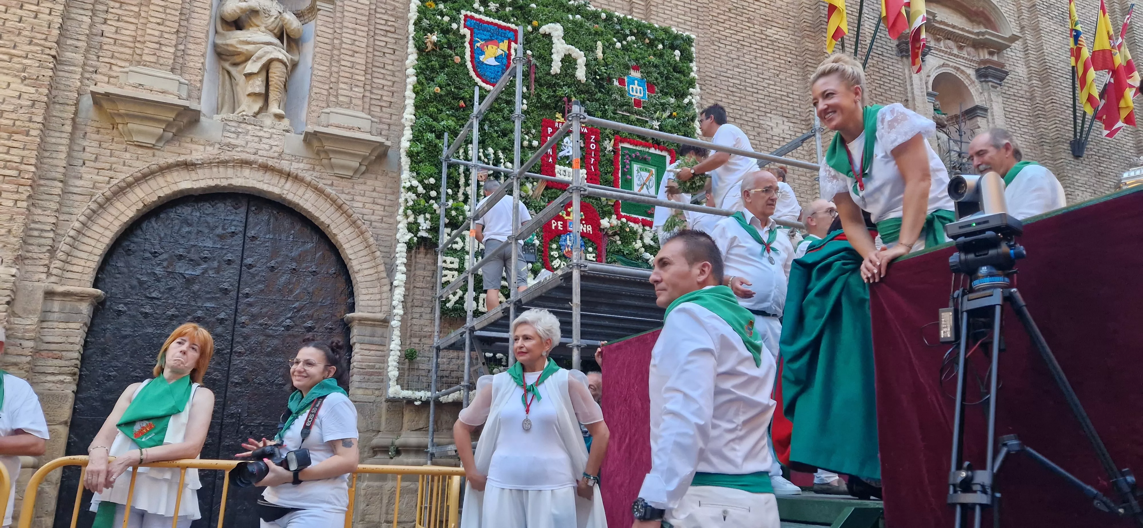 Ofrenda de Flores y Frutos a San Lorenzo. Foto Myriam Martínez
