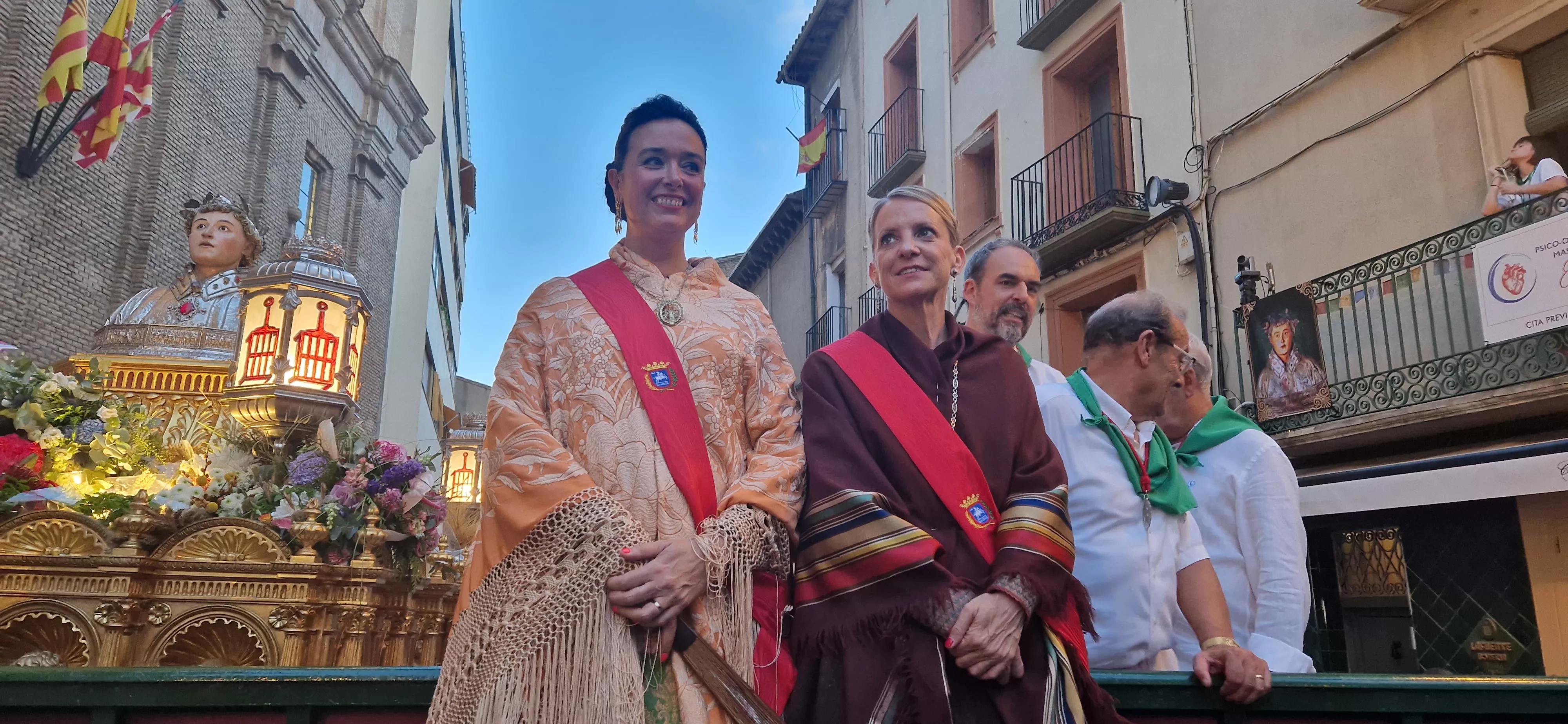 Ofrenda de Flores y Frutos a San Lorenzo. Foto Myriam Martínez