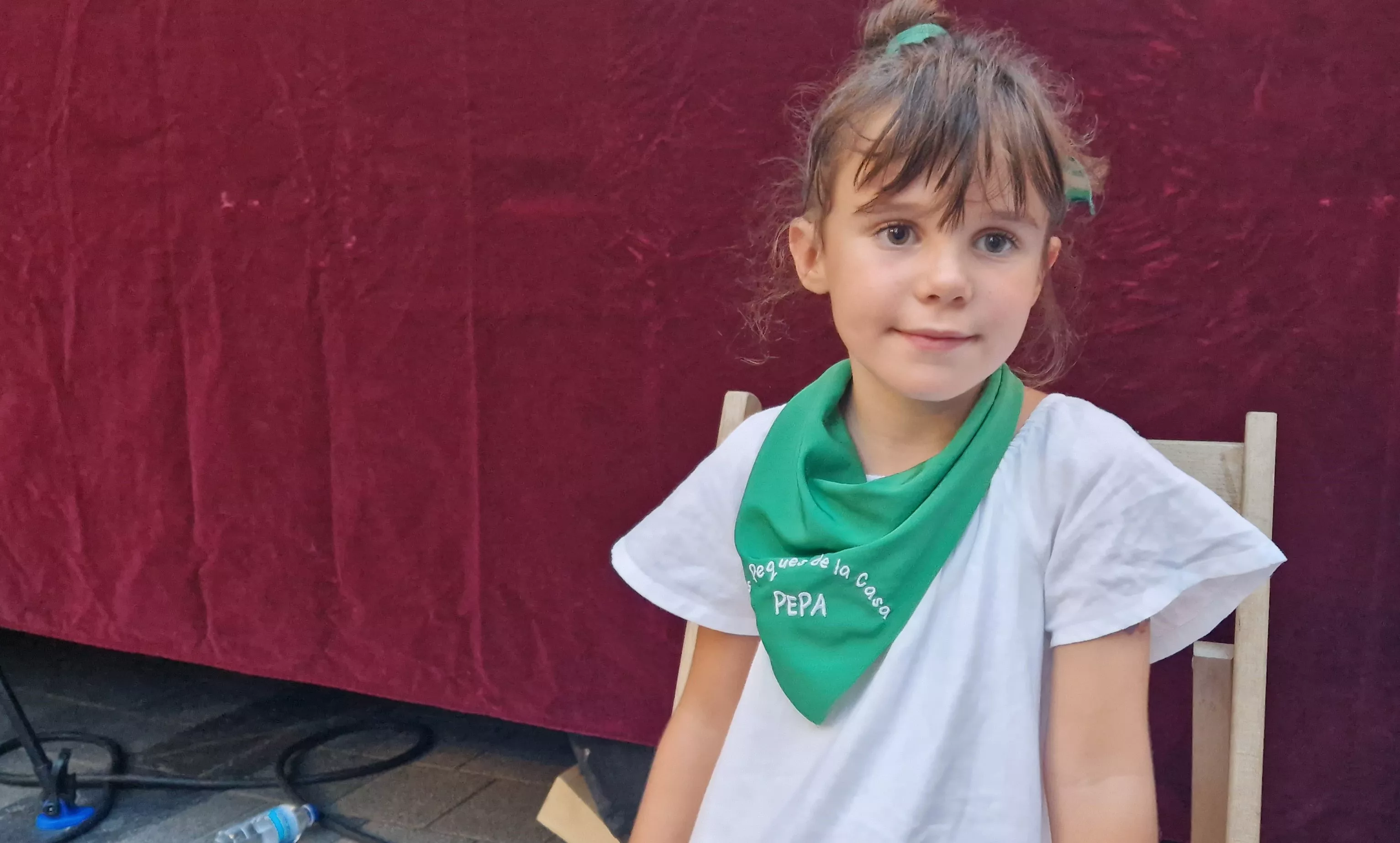 Ofrenda de Flores y Frutos a San Lorenzo. Foto Myriam Martínez
