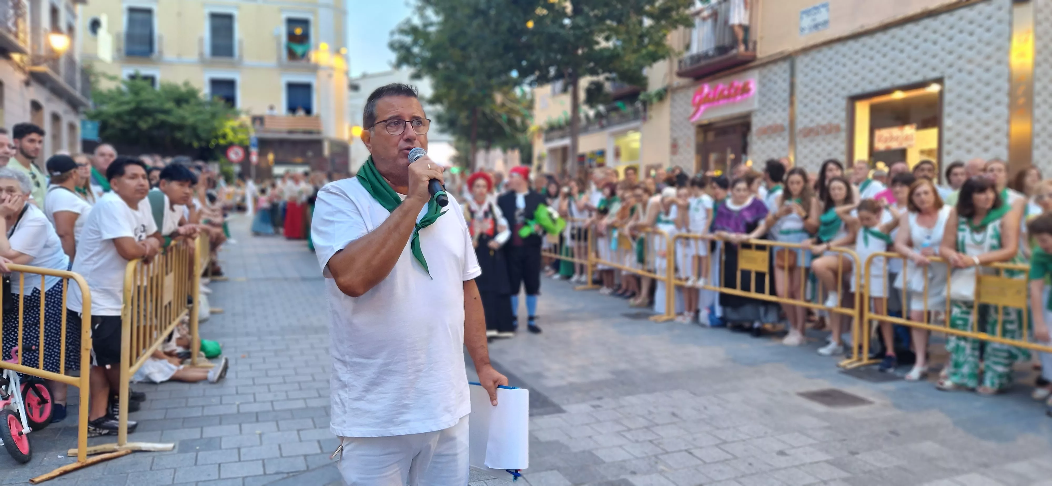 Ofrenda de Flores y Frutos a San Lorenzo. Foto Myriam Martínez