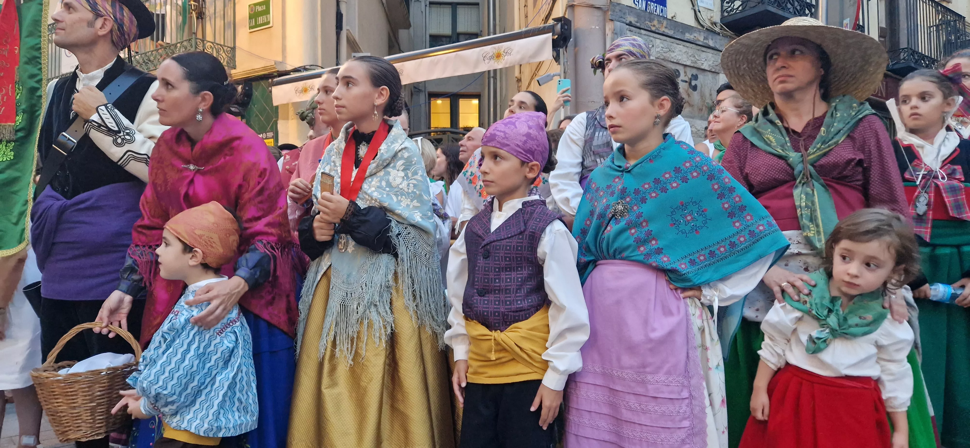 Ofrenda de Flores y Frutos a San Lorenzo. Foto Myriam Martínez