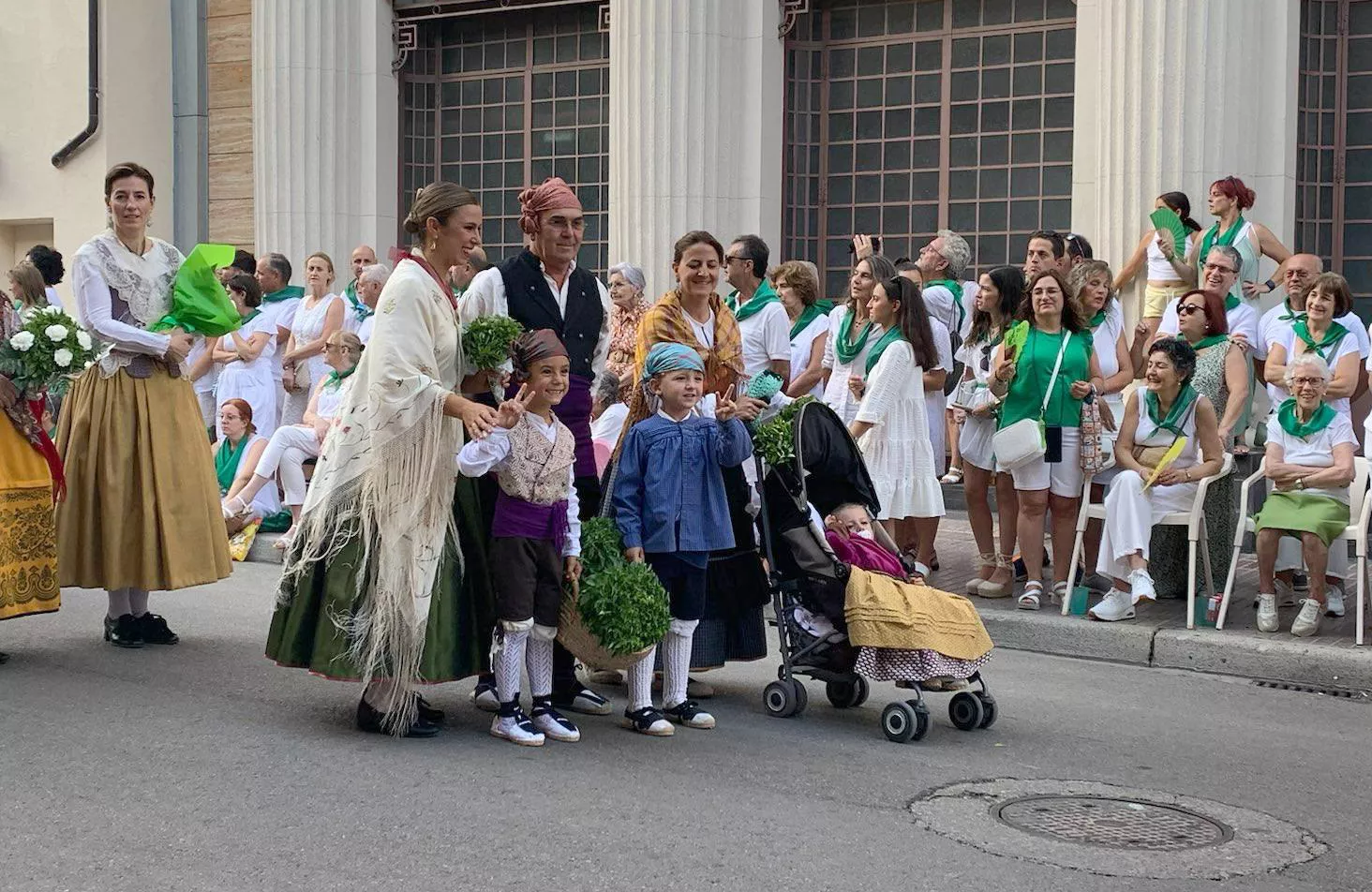 Ofrenda de Flores y Frutos a San Lorenzo. Foto Myriam Martínez