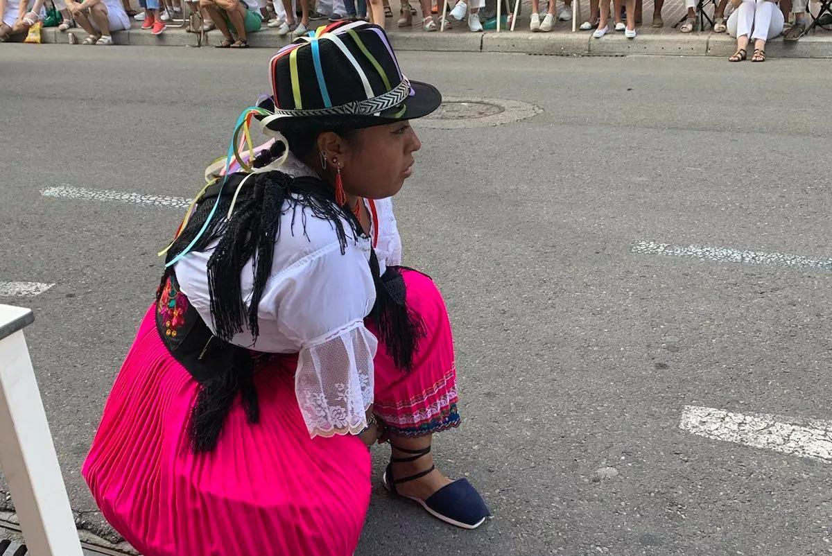Ofrenda de Flores y Frutos a San Lorenzo. Foto Myriam Martínez