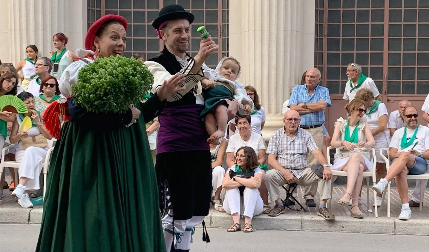 Ofrenda de Flores y Frutos a San Lorenzo. Foto Myriam Martínez