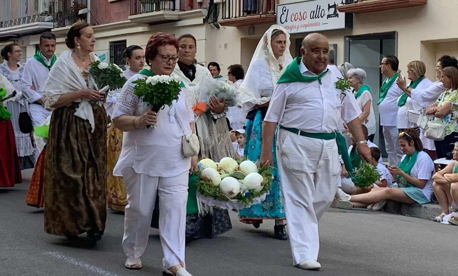 Ofrenda de Flores y Frutos a San Lorenzo. Foto Myriam Martínez