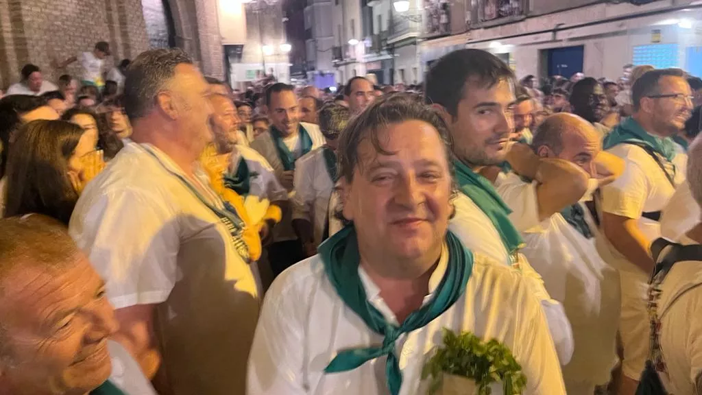 Despedida al Santo en la plaza de San Lorenzo