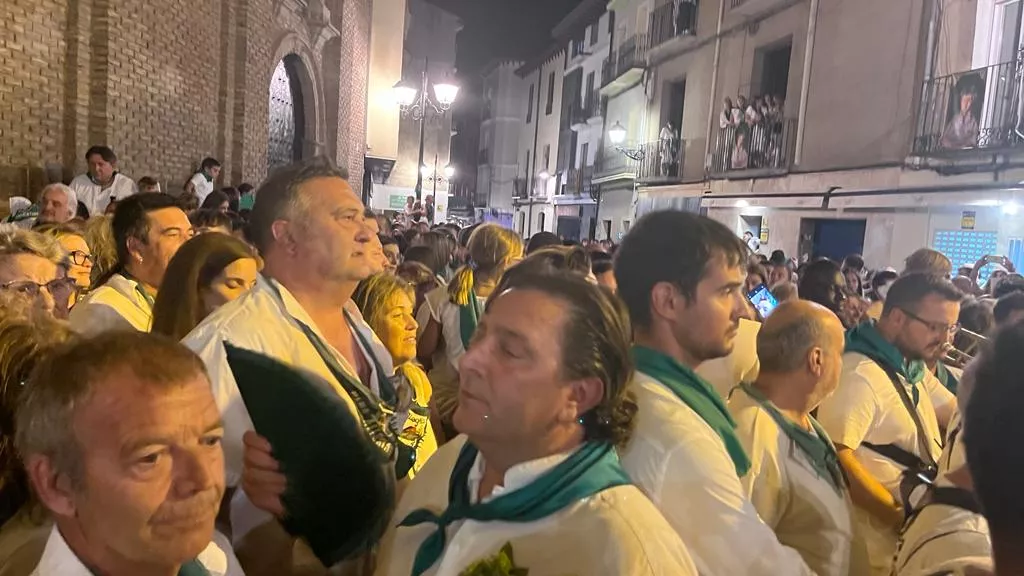 Despedida al Santo en la plaza de San Lorenzo