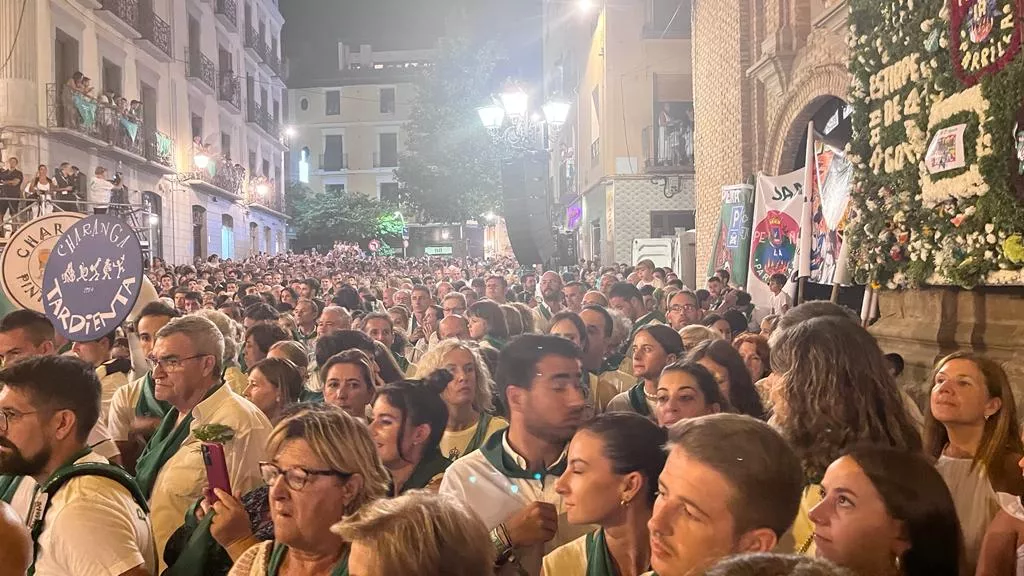 Despedida al Santo en la plaza de San Lorenzo