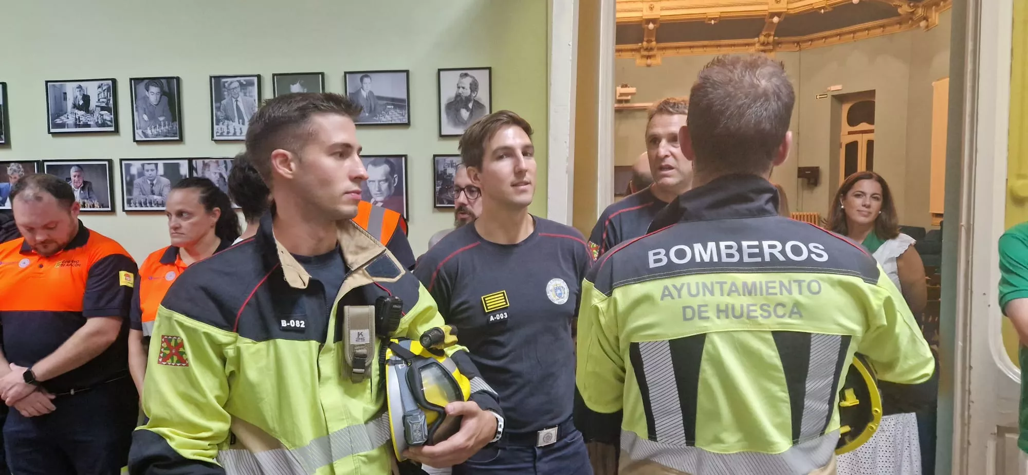 Brindis posterior a la Traca Final de Fiestas. Foto Myriam Martínez