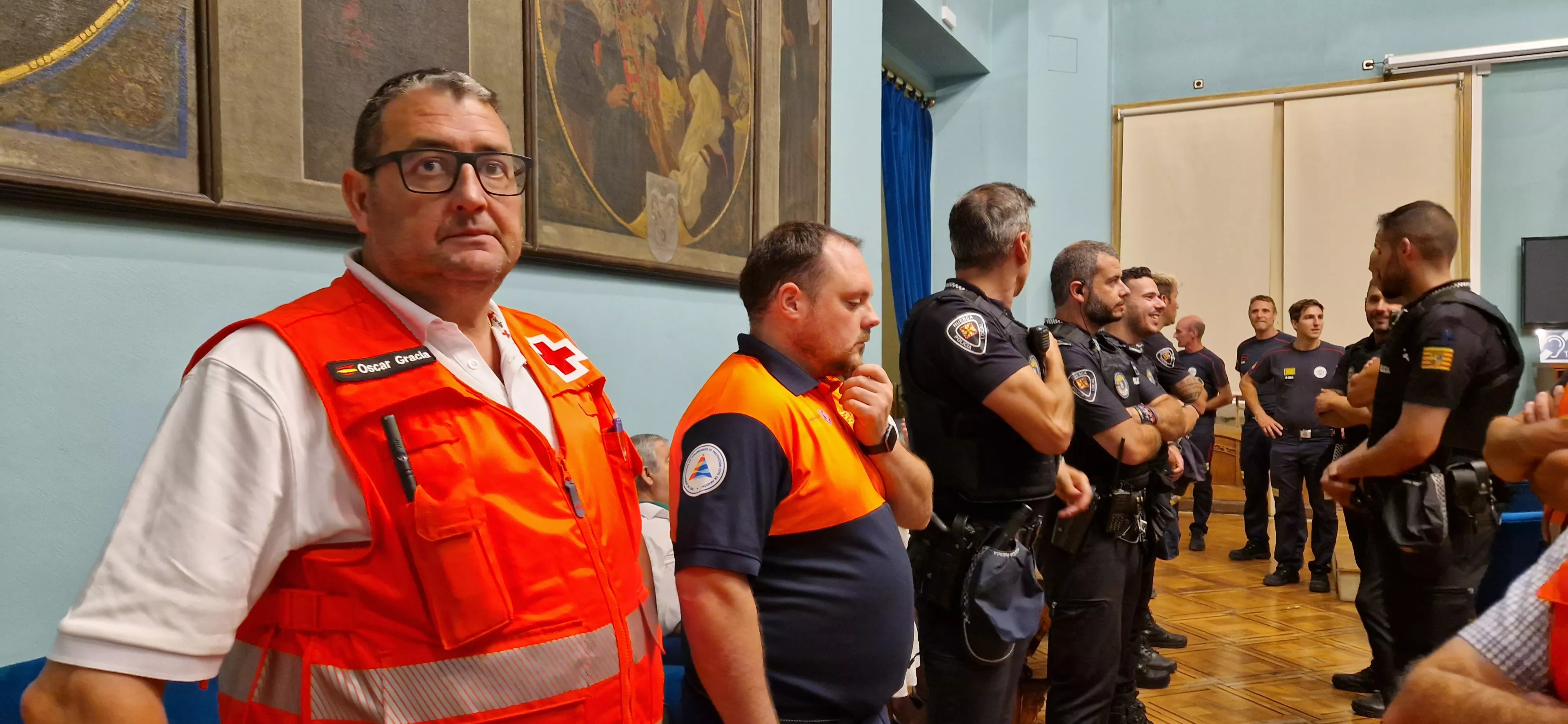 Brindis posterior a la Traca Final de Fiestas. Foto Myriam Martínez