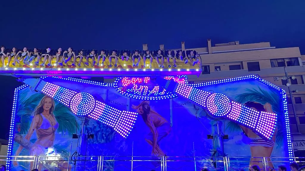 El recinto ferial en el último día para disfrutar de las atracciones. Foto: Mercedes Manterola