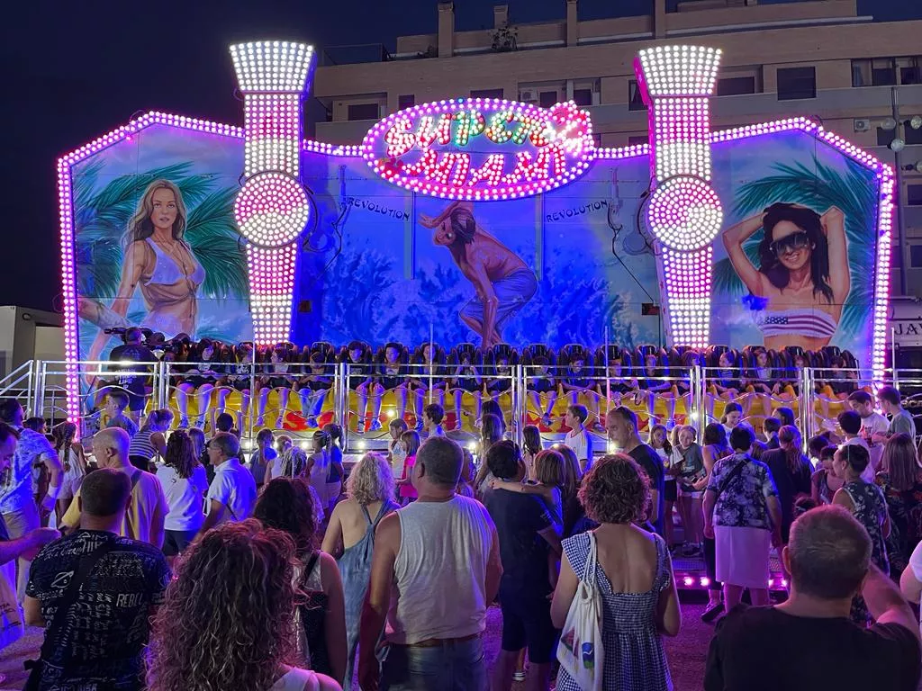 El recinto ferial en el último día para disfrutar de las atracciones. Foto: Mercedes Manterola