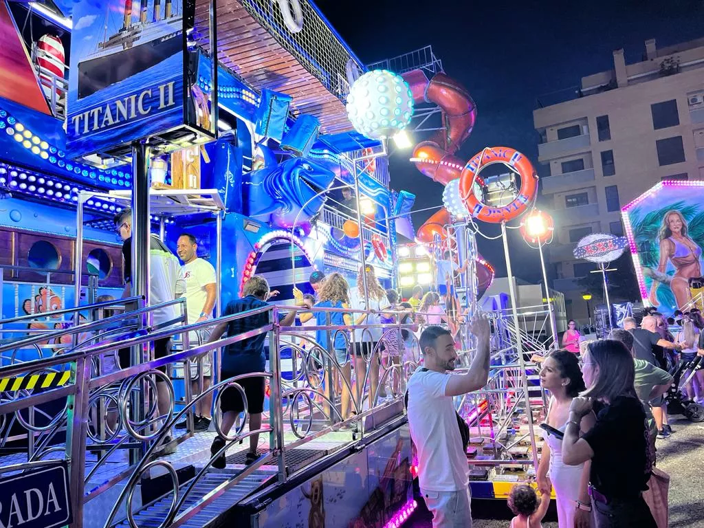 El recinto ferial en el último día para disfrutar de las atracciones. Foto: Mercedes Manterola