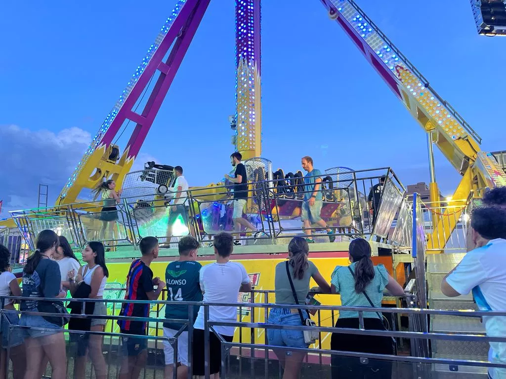 El recinto ferial en el último día para disfrutar de las atracciones. Foto: Mercedes Manterola