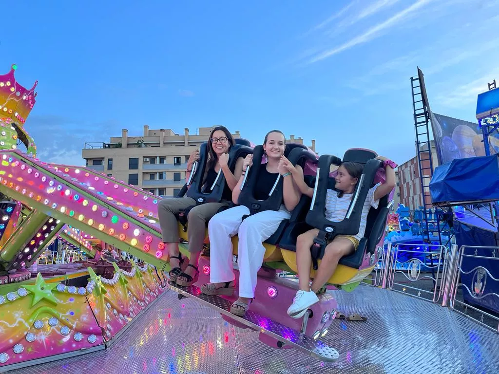 El recinto ferial en el último día para disfrutar de las atracciones. Foto: Mercedes Manterola