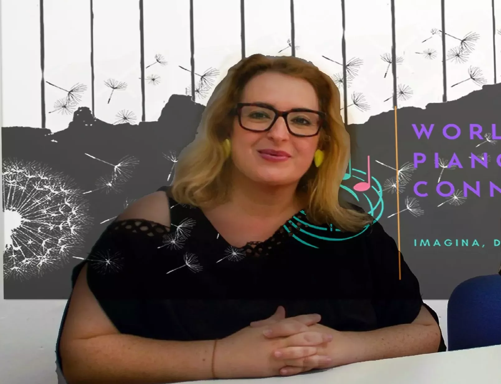 Nati Ballarín, organizadora del concierto "Crea esperanza en el mundo"