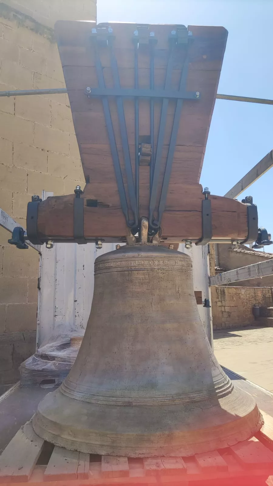 Las campanas de Agüero, de vuelta tras ser restauradas.