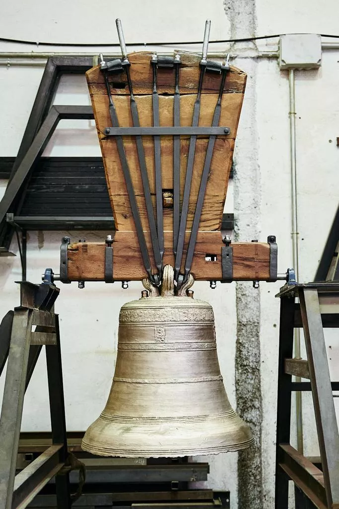 Las campanas de Agüero, de vuelta tras ser restauradas.
