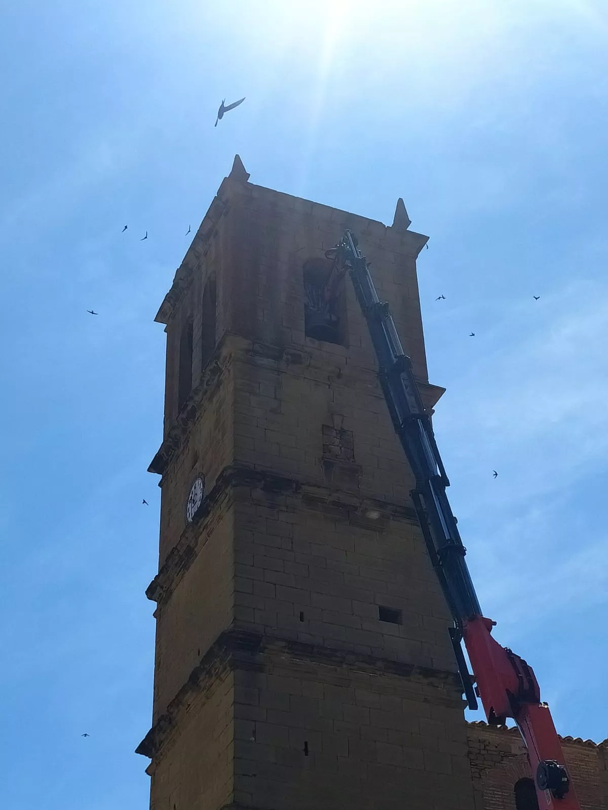 Las campanas de Agüero, de vuelta tras ser restauradas.