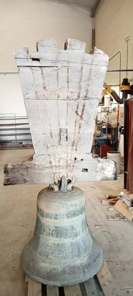 Las campanas de Agüero, de vuelta tras ser restauradas.