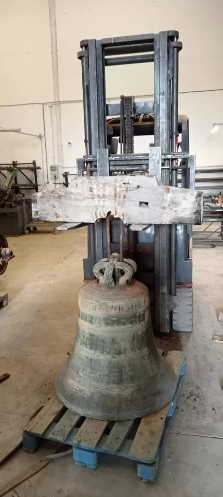 Las campanas de Agüero, de vuelta tras ser restauradas.