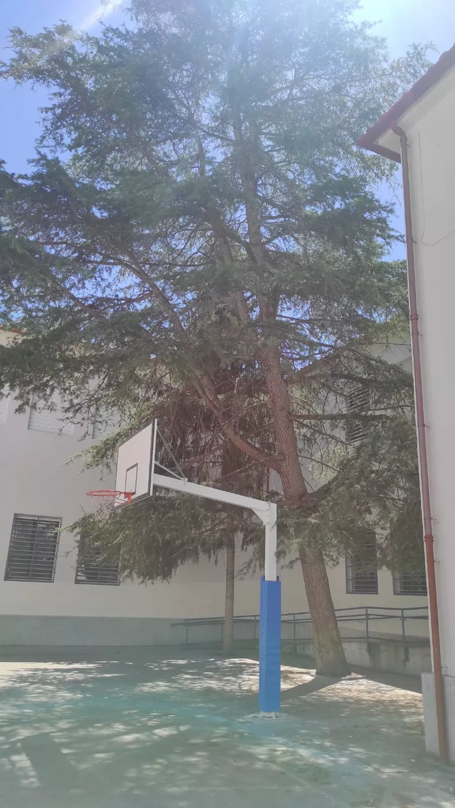 Daños en el IES Ramón y Cajal de Huesca