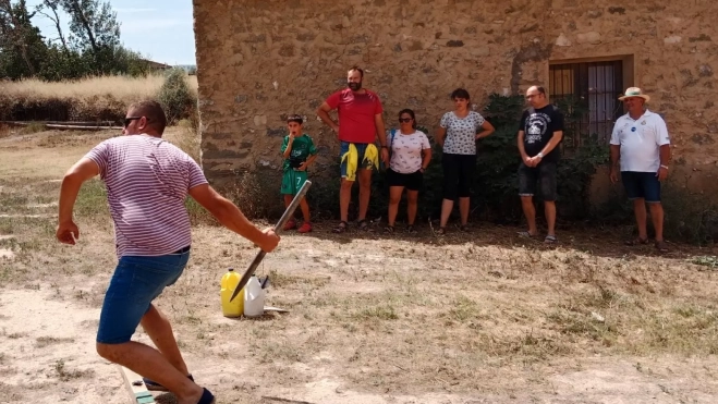 Tiro de barra aragonesa en Robres Tiro de barra aragonesa en Robres
