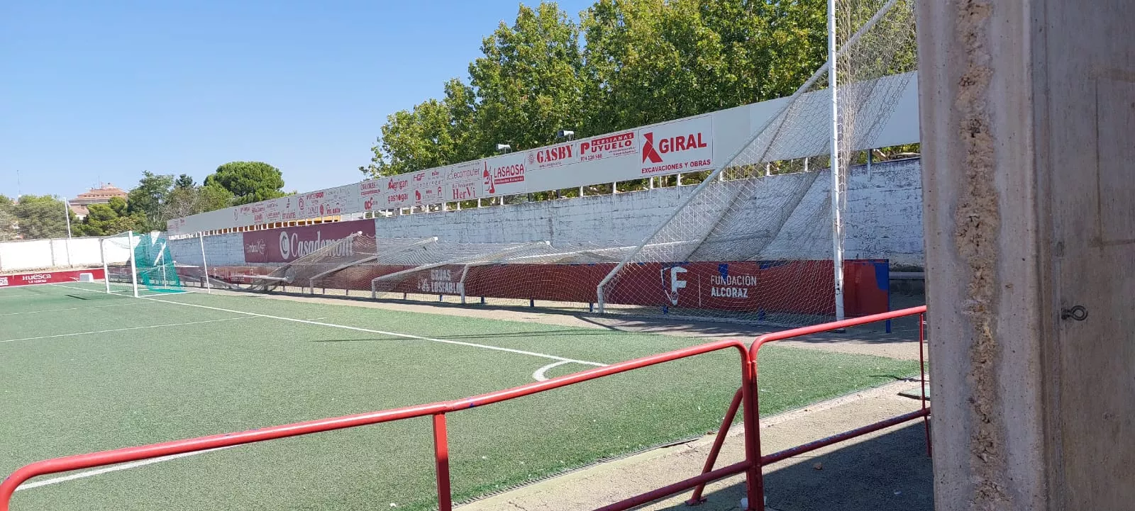 Daños en los campos de San Jorge