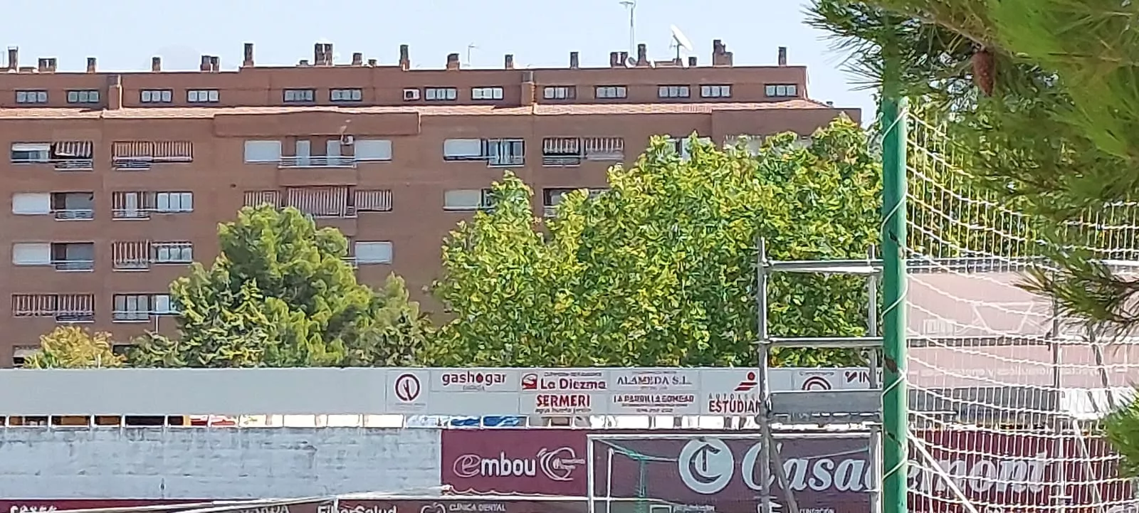 Daños en los campos de San Jorge