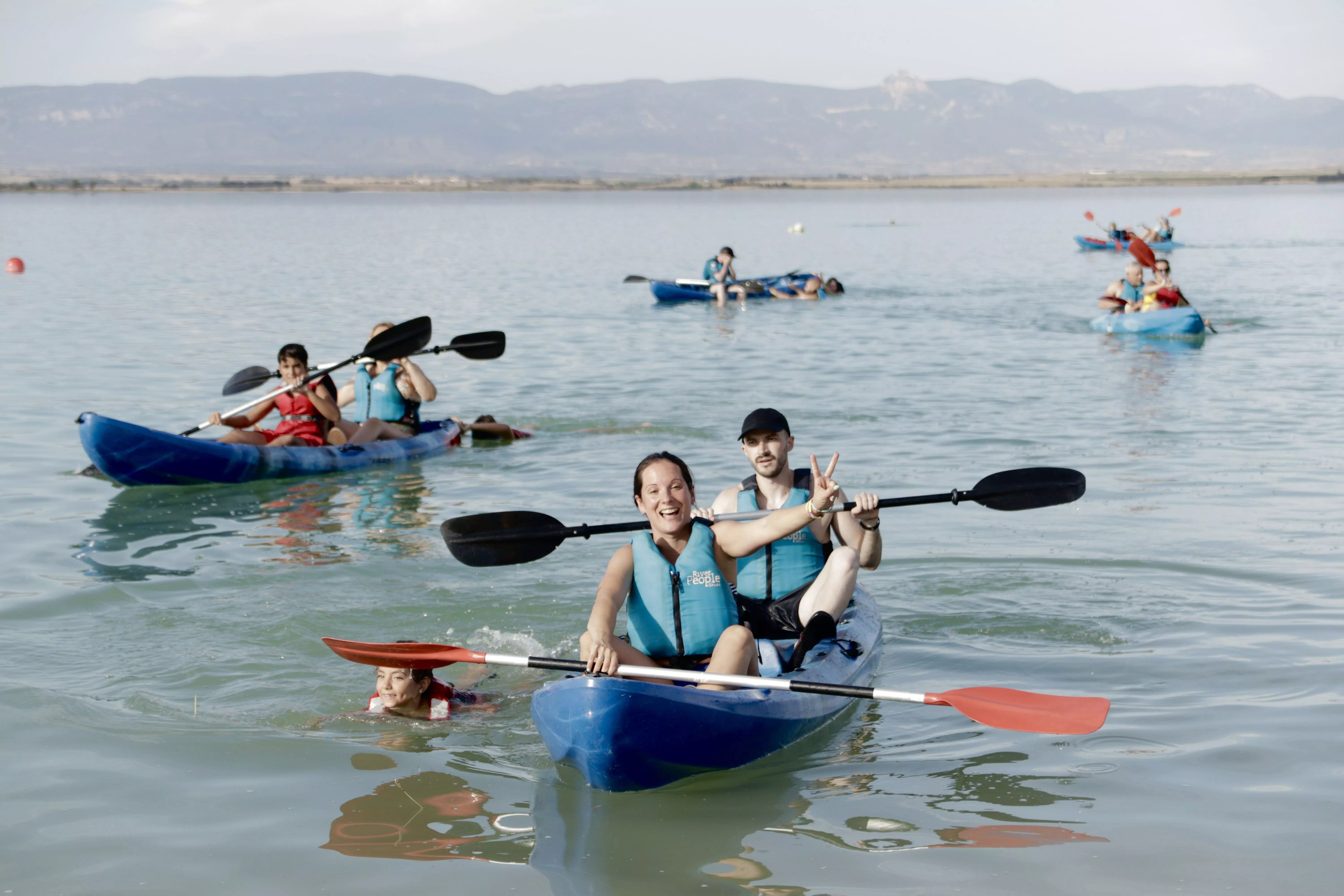 Salidas en kayak en La Sotonera. Foto Estoesloquehay 2.0 Mar de Huesca