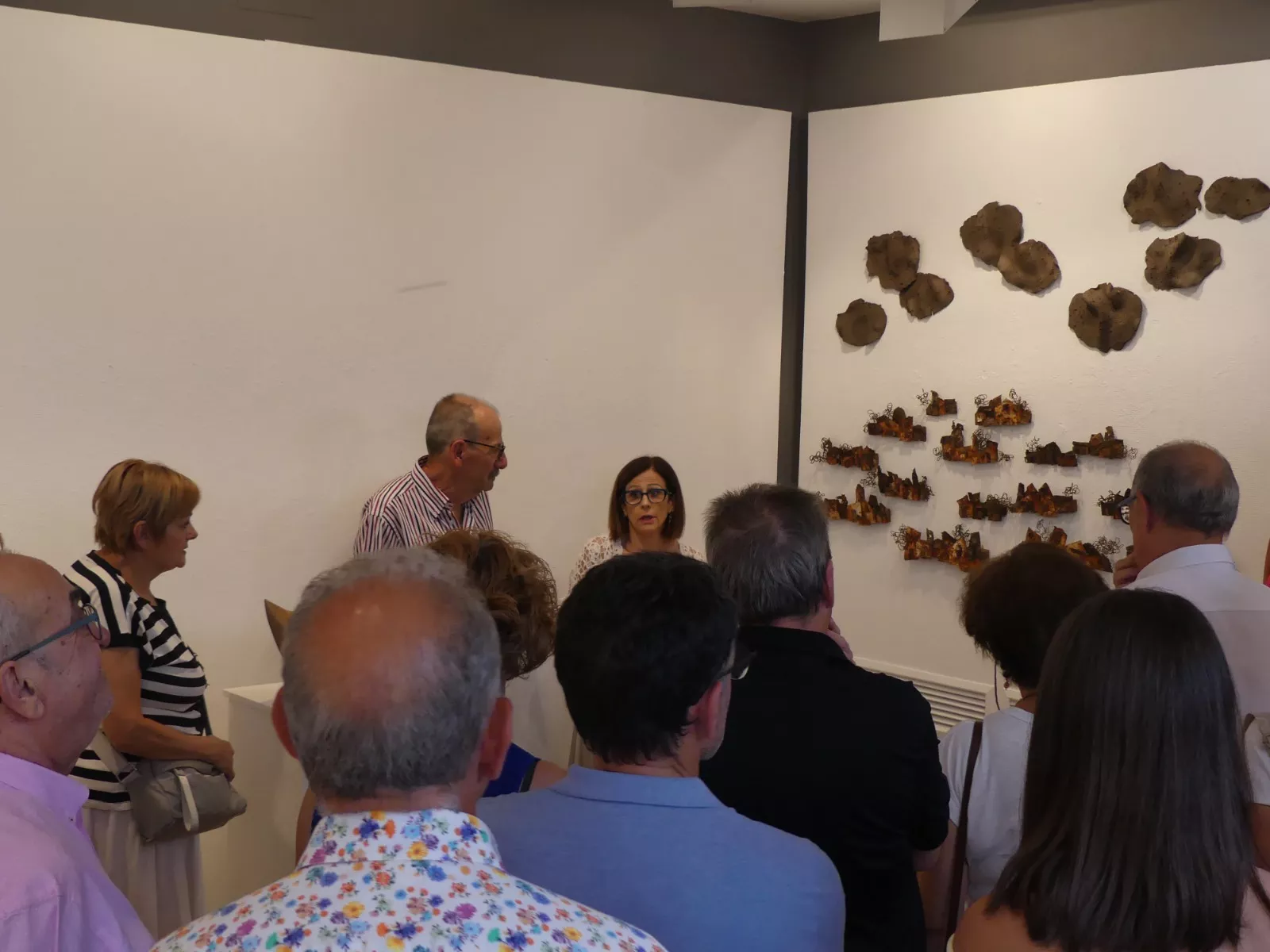 Exposición de Milagros Palacín en Sabiñánigo.