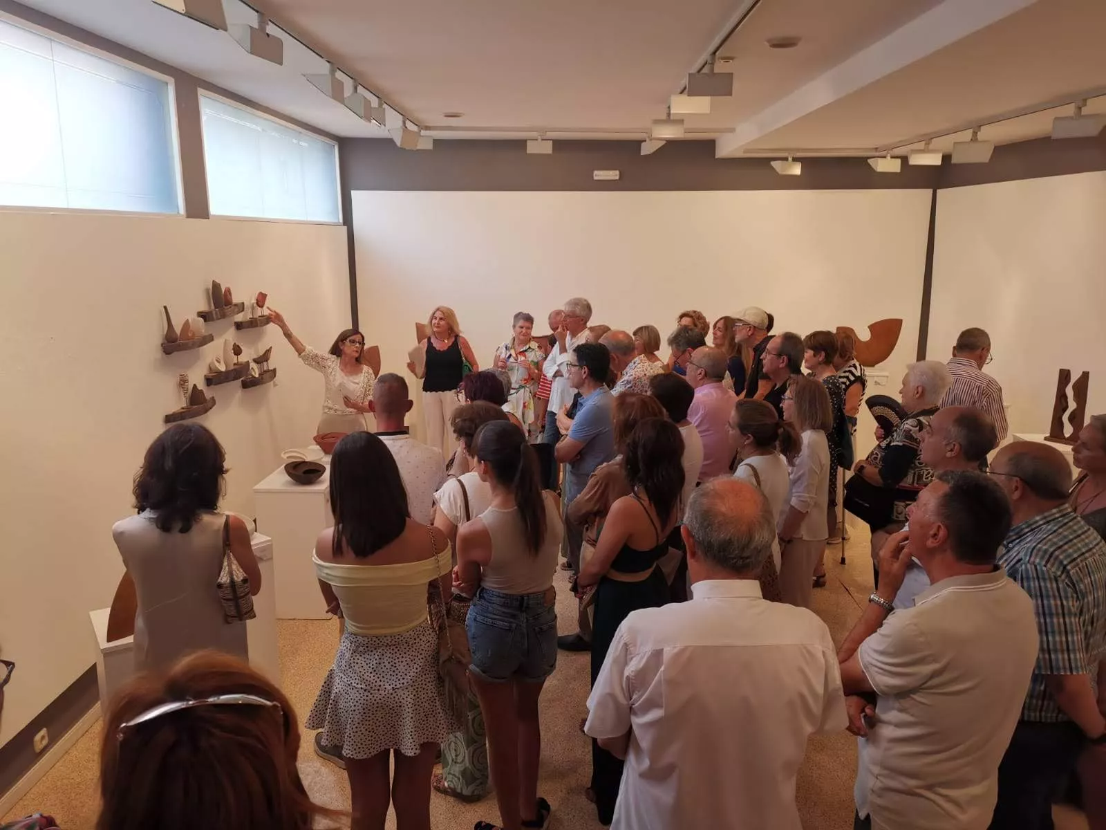 Exposición de Milagros Palacín en Sabiñánigo.