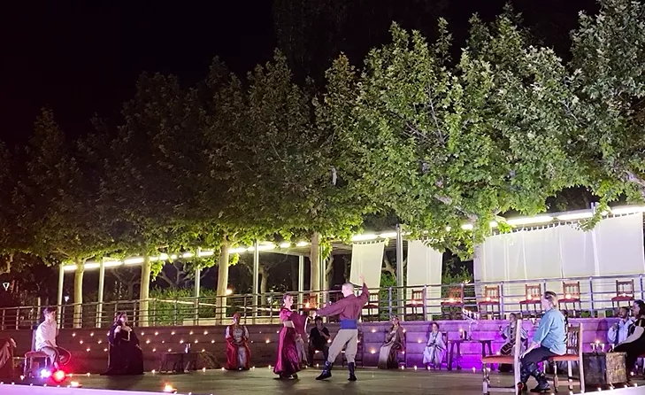 Actuación de Espacio Danza dentro del ciclo "Huesca, verano de leyenda".