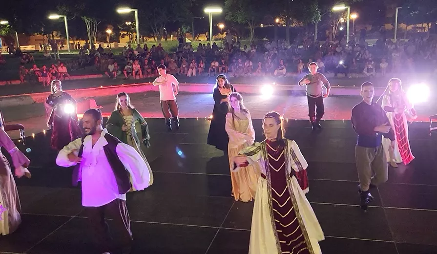 Actuación de Espacio Danza dentro del ciclo "Huesca, verano de leyenda".