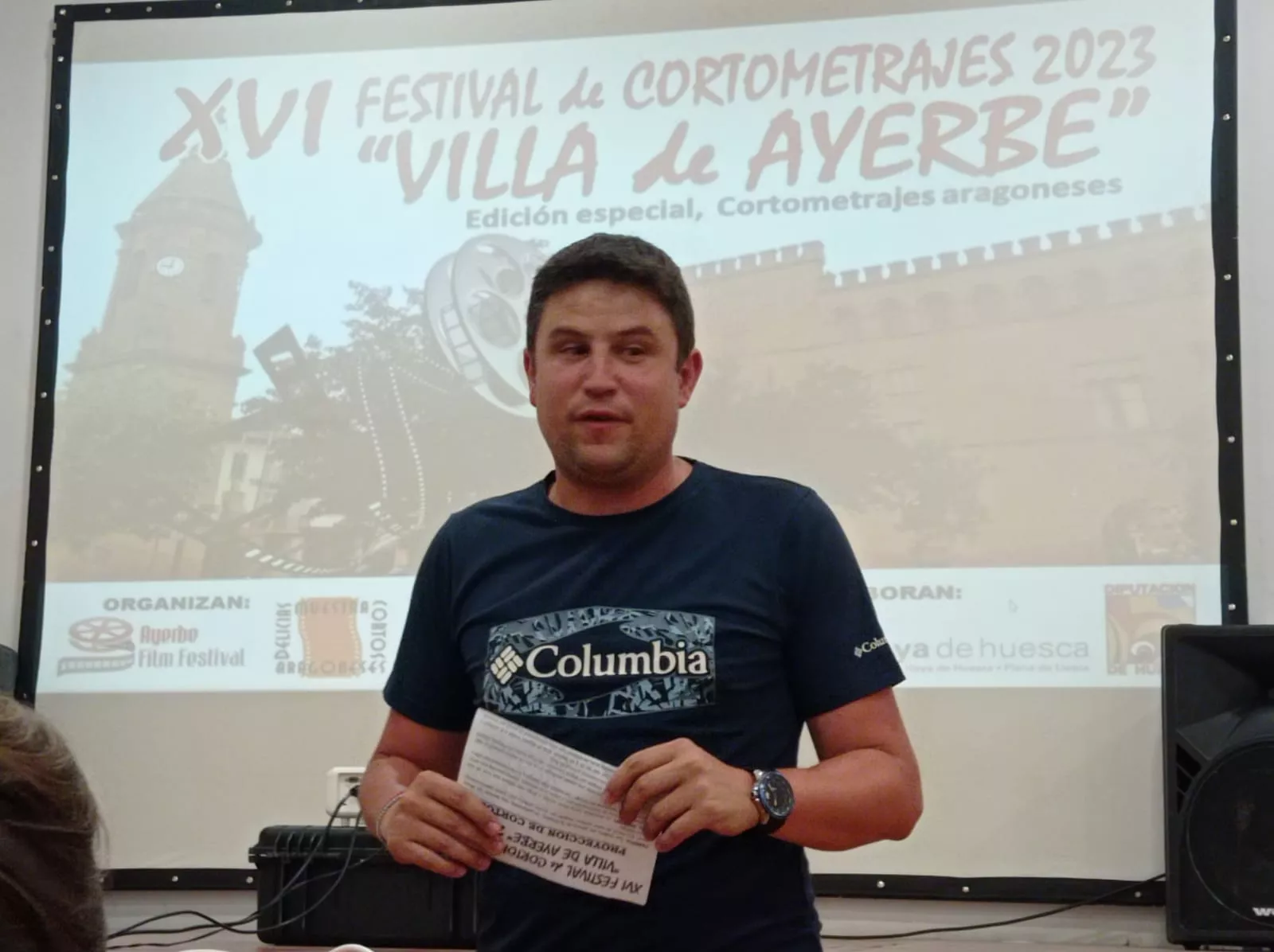 Antonio Biescas, alcalde de Ayerbe.