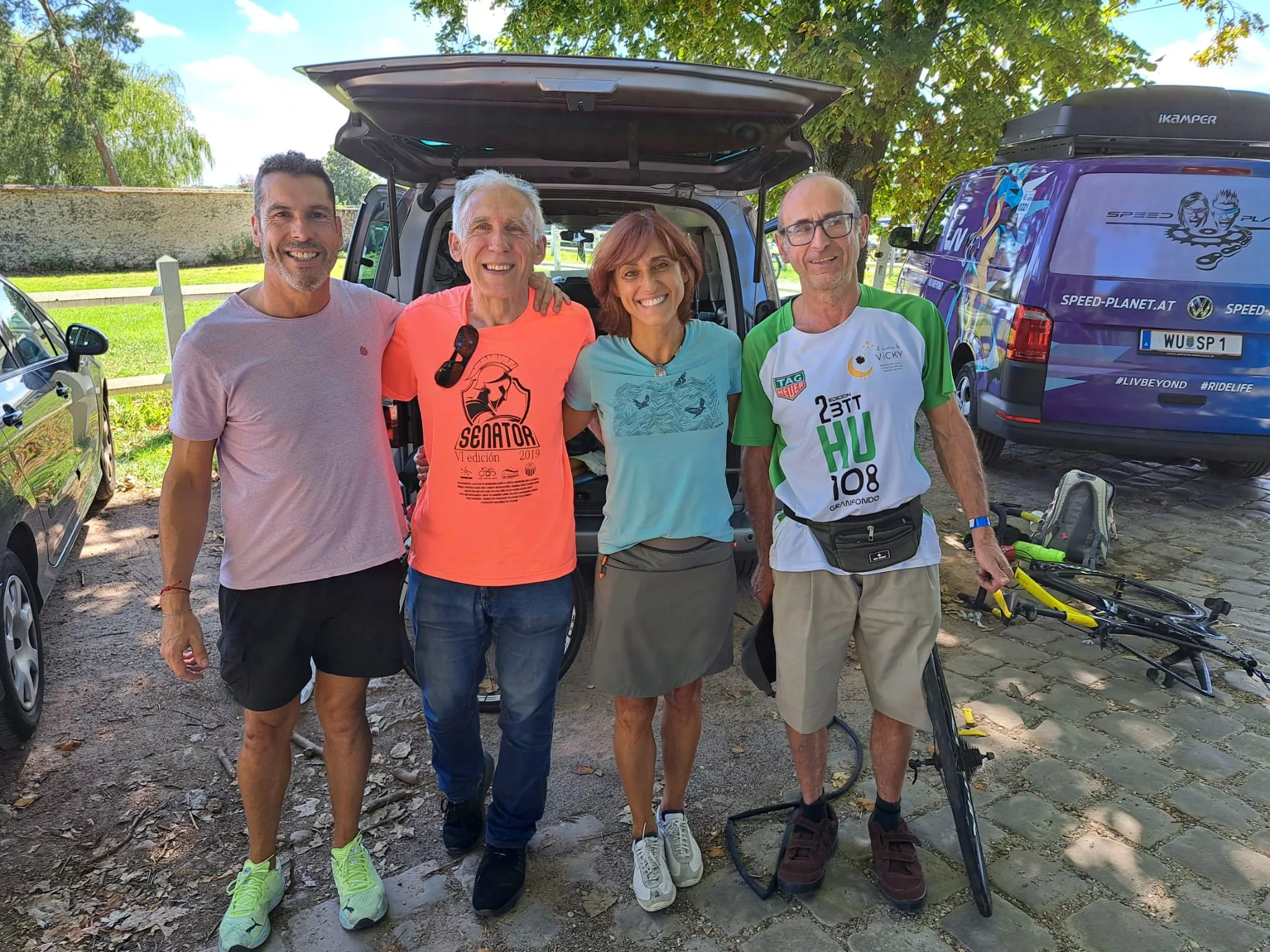 Horas antes de la salida.