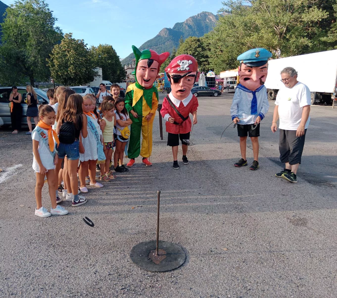 Juegos Tradicionales en Biescas, herraduras