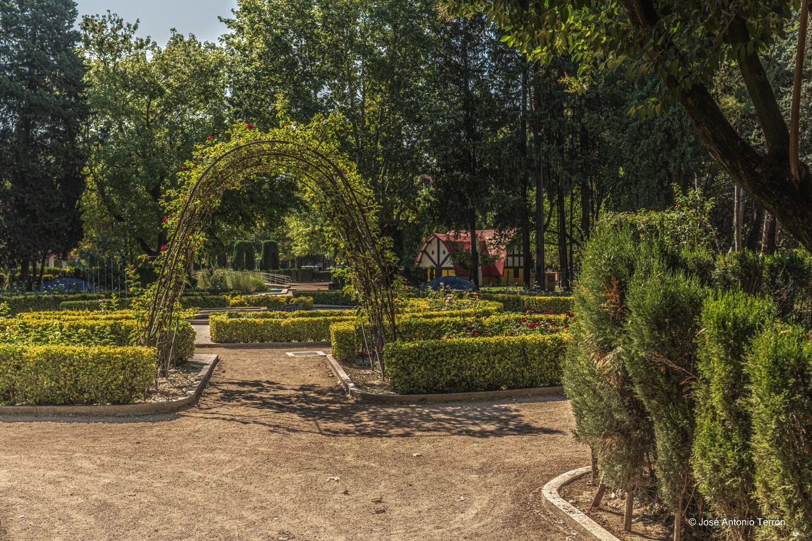 Parque Miguel Servet de Huesca.
