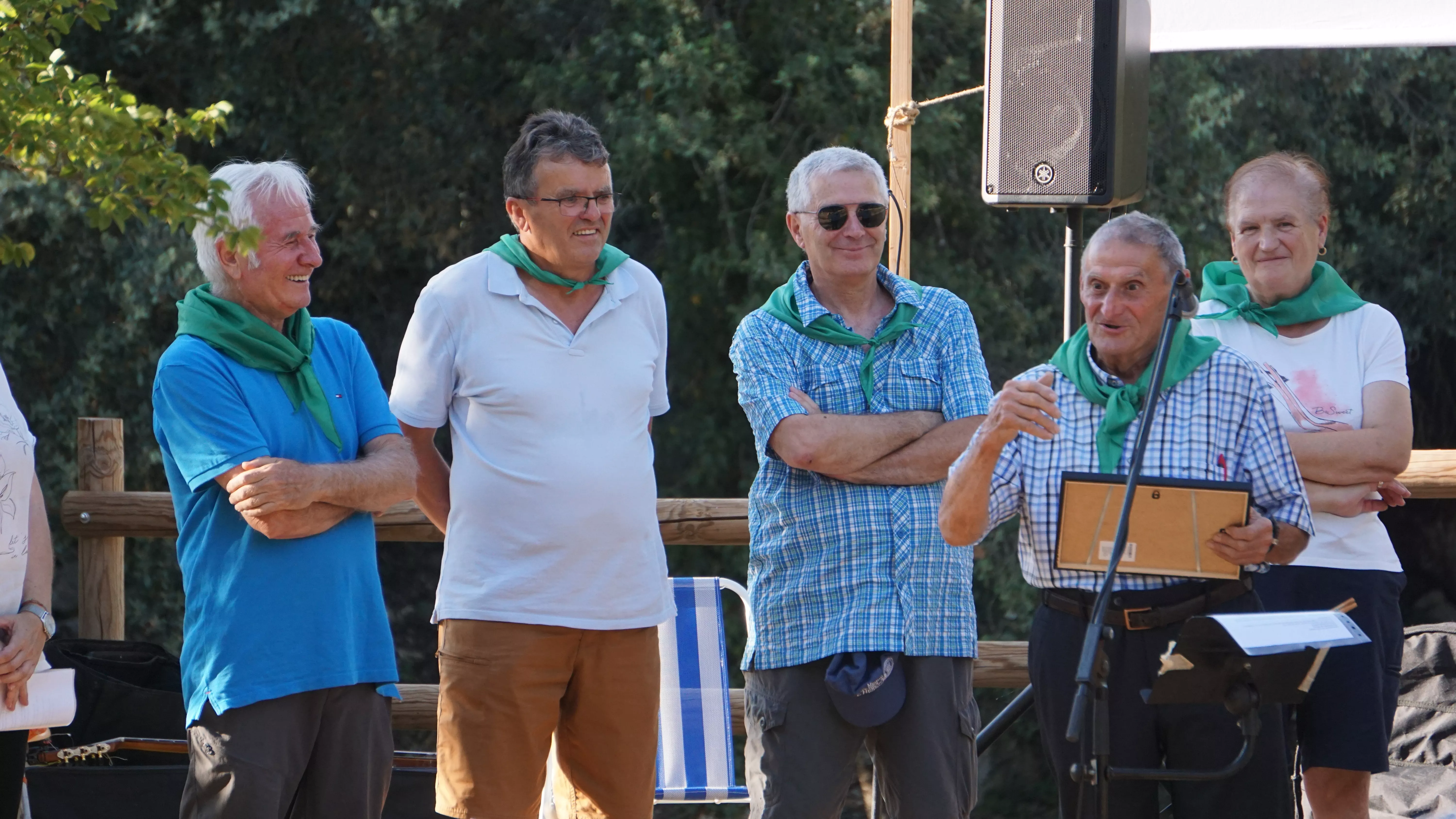 Homenaje a José María Cabrero en Lecina. 