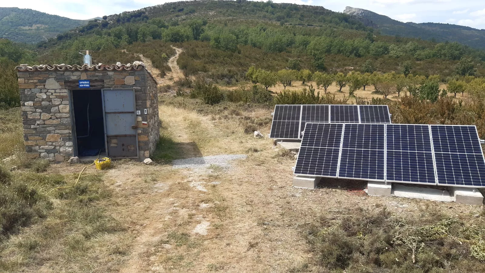 PPozo de Pedro Buil, situado entre Paúles de Sarsa y Sarsa de Surta, en el municipio de Aínsa.