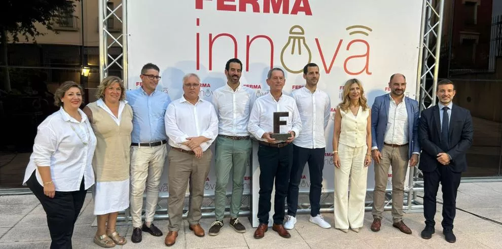 Silvia Ramírez, Avidey Lalueza, Santiago Cudinach, Luis Planes, Alberto Serrano, Manuel Serrano, José Manuel Serrano, Mar Vaquero, Fernando Torres y Javier Camo en Ferma Innova
